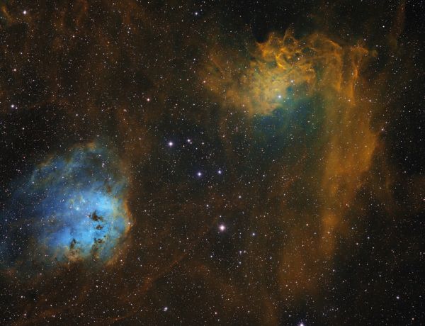 IC405 und IC410 im Fuhrmann