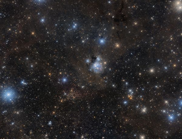 NGC 7129, NGC 7142 und ihre Umgebung