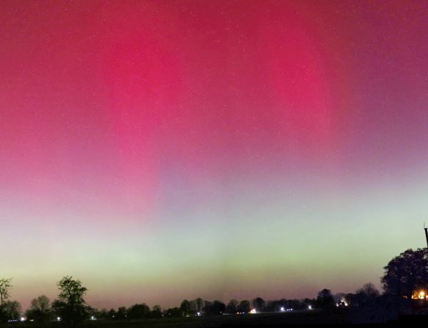 Bildpanorama, bestehend aus 4 Bildern, in Richtung Westen fotografiert