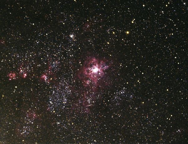 NGC 2070, der Tarantelnebel in der Großen Magellanschen Wolke