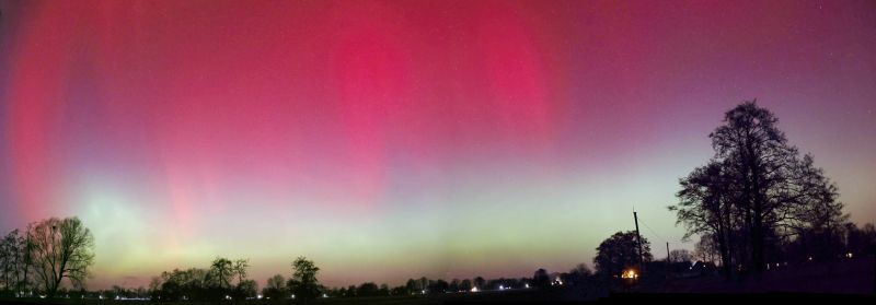 Bild 1: Bildpanorama, bestehend aus 4 Bildern, in Richtung Westen fotografiert