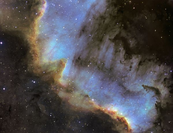 Die große Wand im Nordamerikanebel, NGC7000