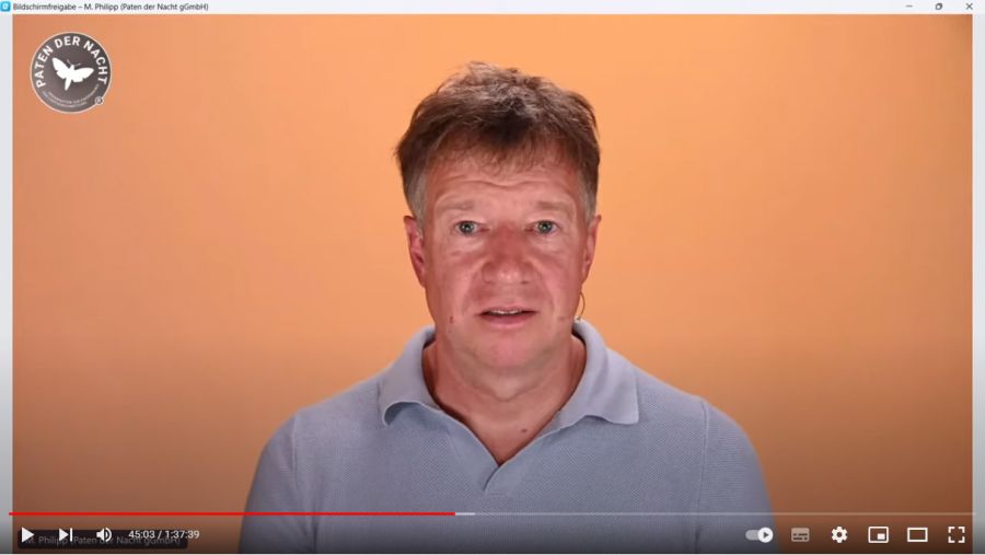 Abbildung 2: Manuel Philipp von den Paten der Nacht berichtet über die Lichtverschmutzung 