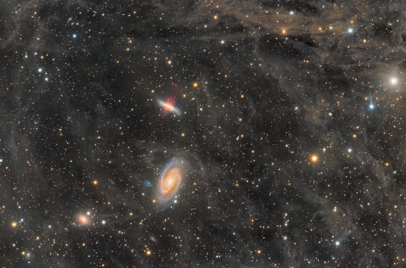 Messier 81, 82 und IFN