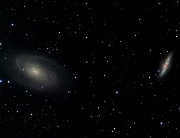 M81 und M82 im Sternbild Großer Bär