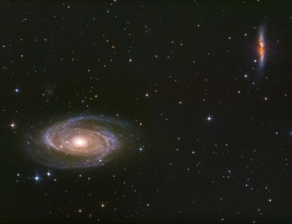 M81 und M82 im Sternbild Große Bärin