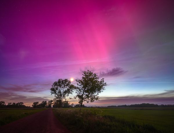 Polarlichter über Deutschland