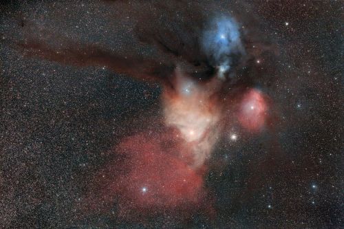 Die Region um Rho Ophiuchi