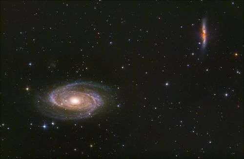 M81 und M82 im Sternbild Große Bärin