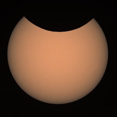 Partielle Sonnenfinsternis in Norddeutschland