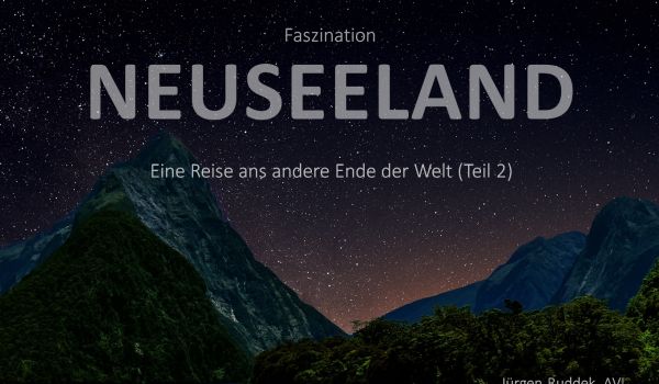 der Südsternhimmel am Milford Sound