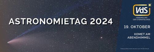 Abbildung: Motto des Astronomietags 2024 (Quelle: VdS)